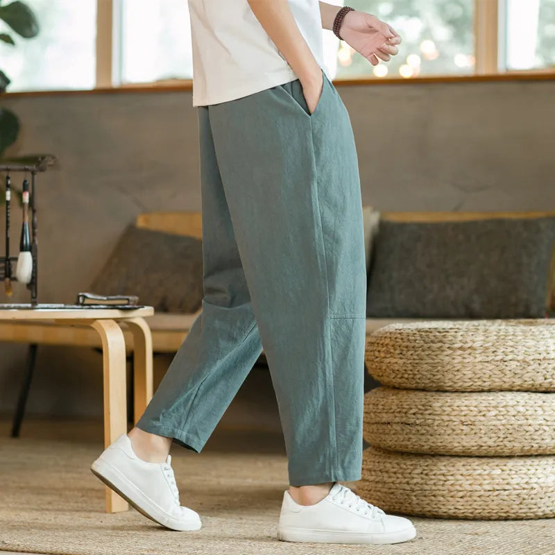 Lightweight Linen Studio Pants for Comfortable Everyday Wear