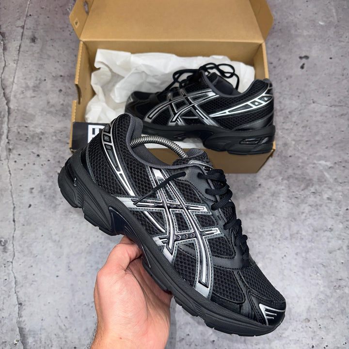 ASICS Black Gel-1130 Pure Silver Trainers