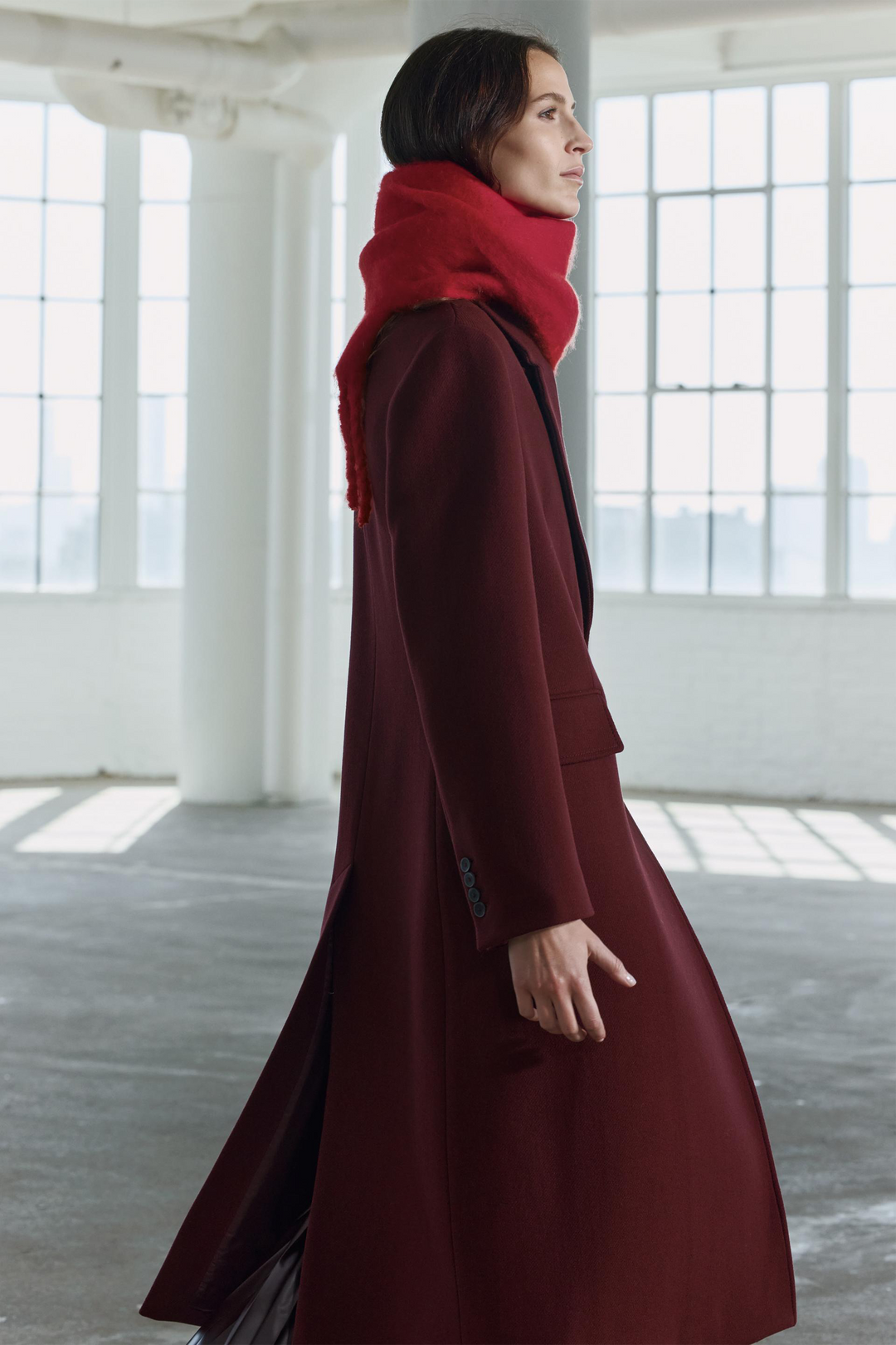 Stylish Wool Blend Overcoat for Women - Warm and Elegant Outerwear