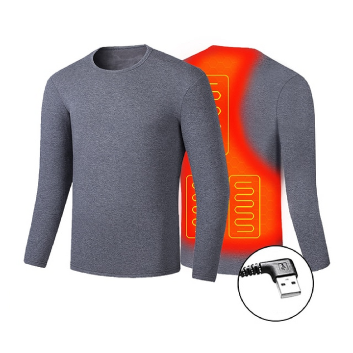 Electric heated winter thermal underwear set
