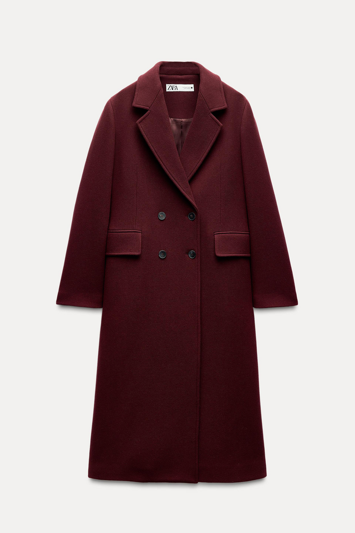 Stylish Wool Blend Overcoat for Women - Warm and Elegant Outerwear