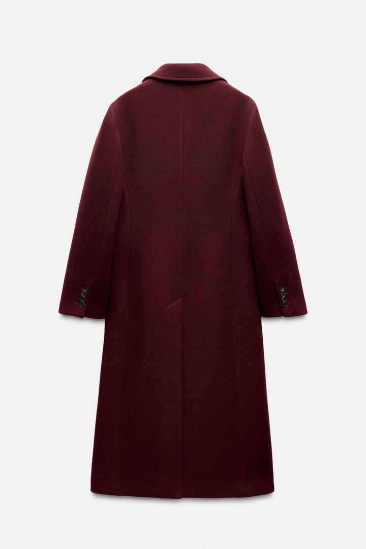 Stylish Wool Blend Overcoat for Women - Warm and Elegant Outerwear