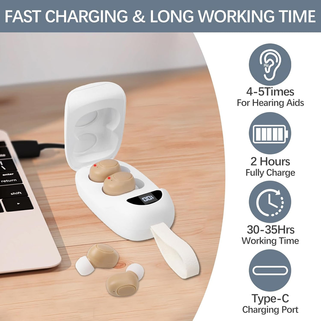 Advanced Hearing Aids with German Engineering – Whistle-Free Design & High-Definition Sound Quality