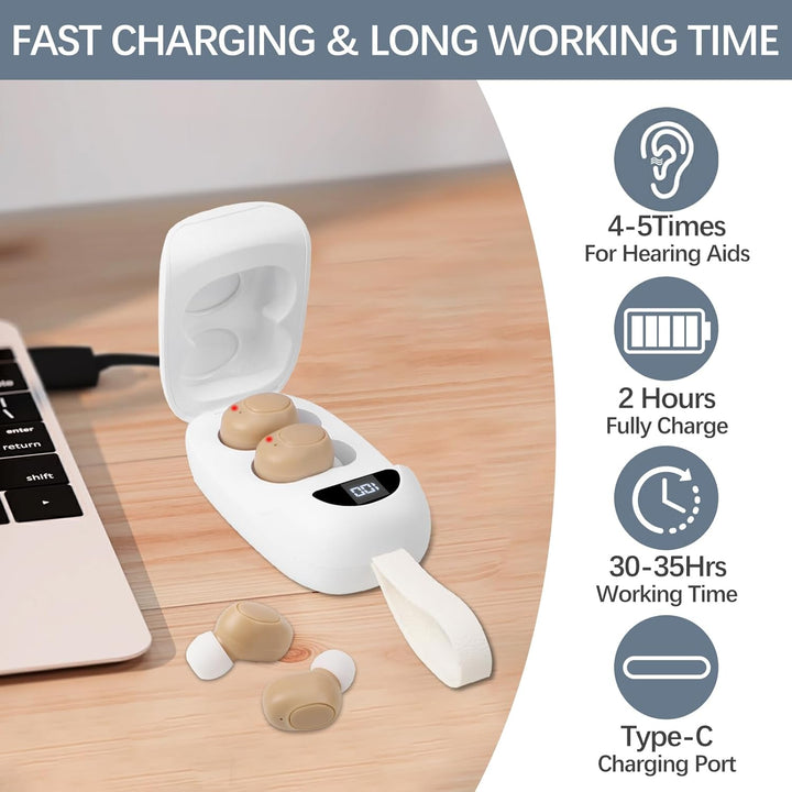 Advanced Hearing Aids with German Engineering – Whistle-Free Design & High-Definition Sound Quality