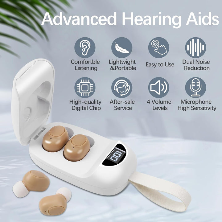 Advanced Hearing Aids with German Engineering – Whistle-Free Design & High-Definition Sound Quality