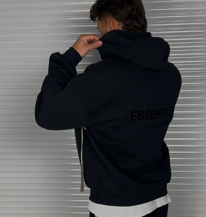 Fear of God Essentials Tracksuit in Black (SS22)