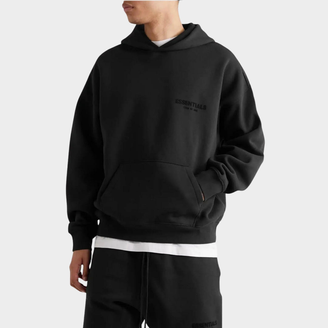 Fear of God Essentials Tracksuit in Black (SS22)