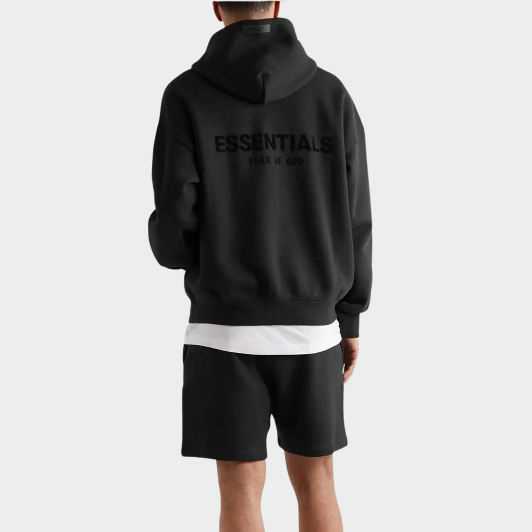 Fear of God Essentials Tracksuit in Black (SS22)