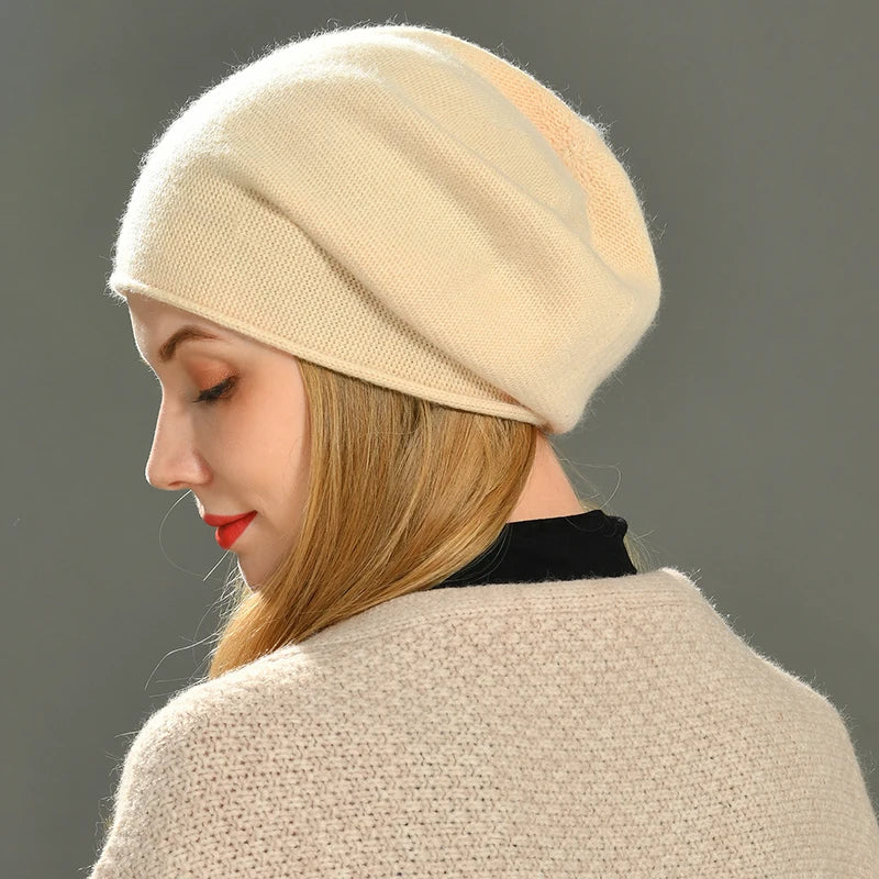 Luxurious Cashmere Wool Beanie Hat for Ultimate Warmth and Comfort
