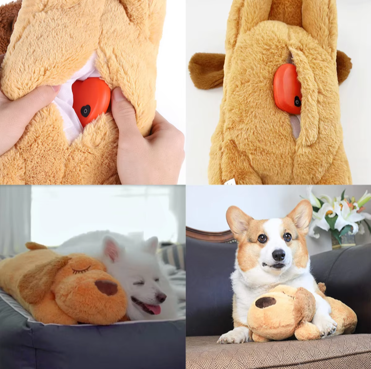 Cozy Heartbeat Plush Toy for Comfort and Companionship
