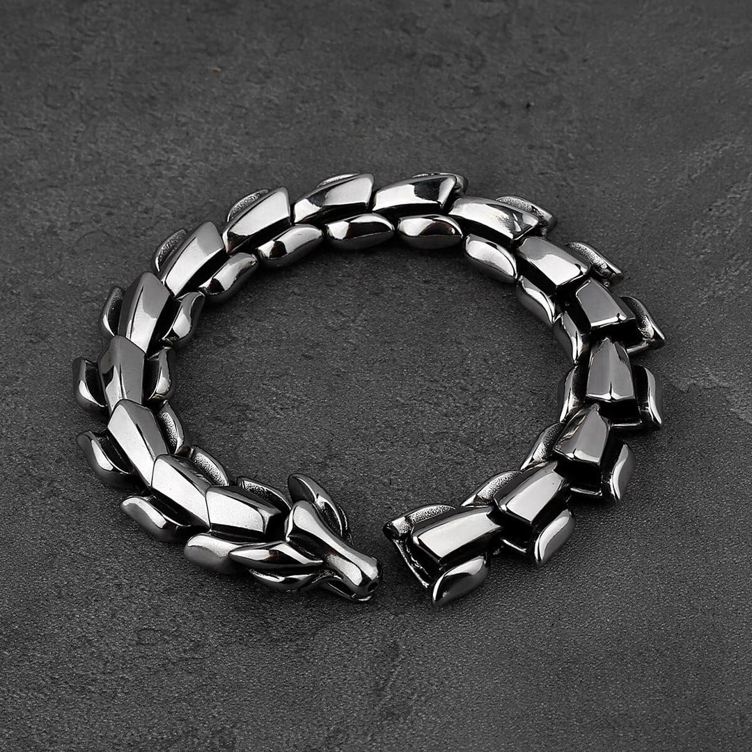 Premium Jormungandr Dragon Bracelet - Norse Mythology Inspired Jewelry