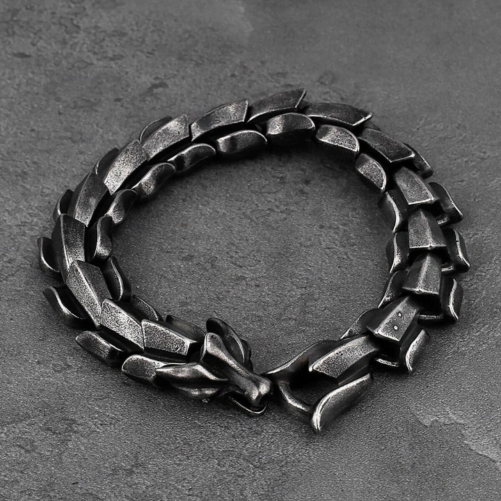 Premium Jormungandr Dragon Bracelet - Norse Mythology Inspired Jewelry