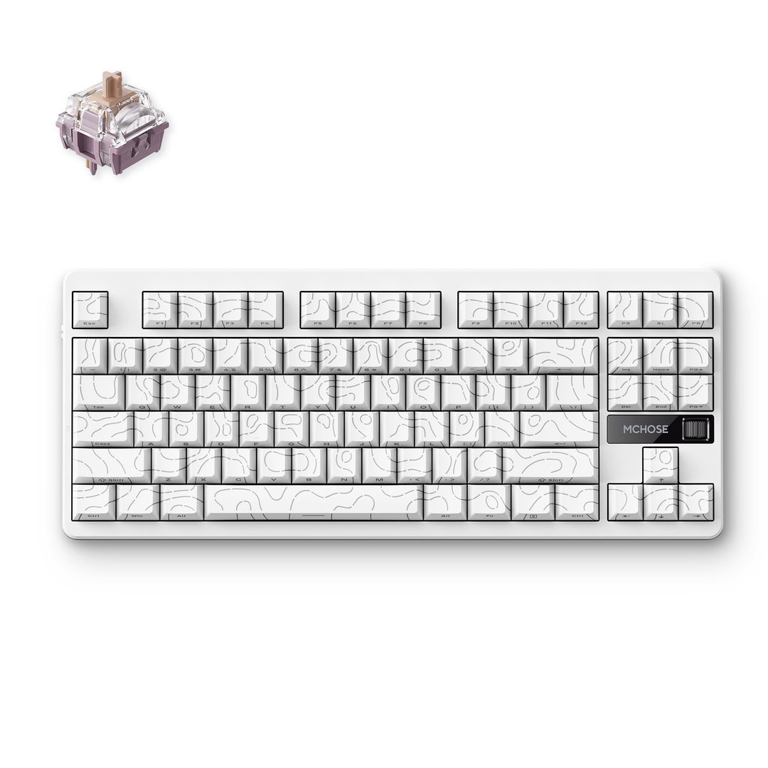 Custom Wireless Gasket Mount Mechanical Keyboard - Ergonomic Design for Enhanced Typing Experience