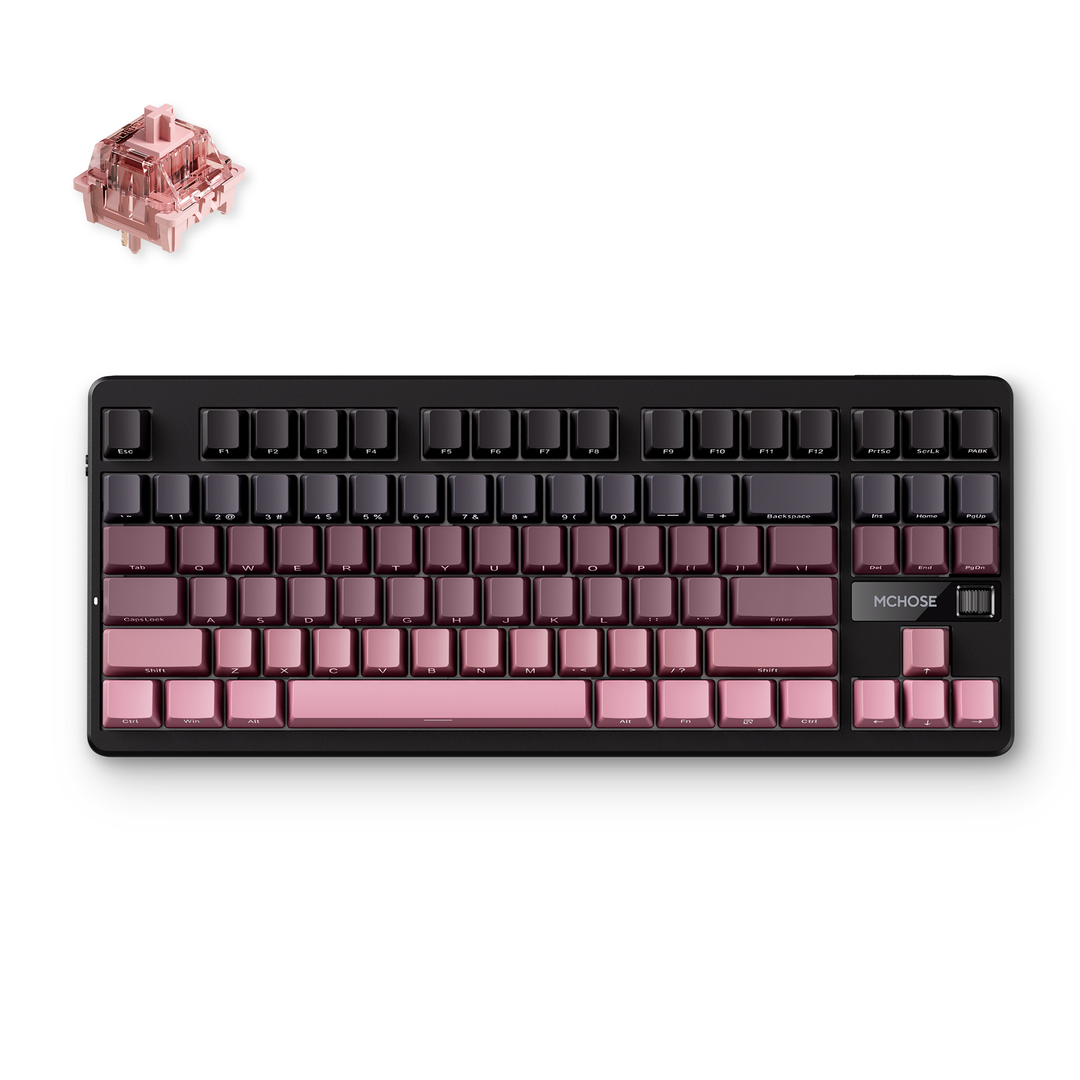 Custom Wireless Gasket Mount Mechanical Keyboard - Ergonomic Design for Enhanced Typing Experience