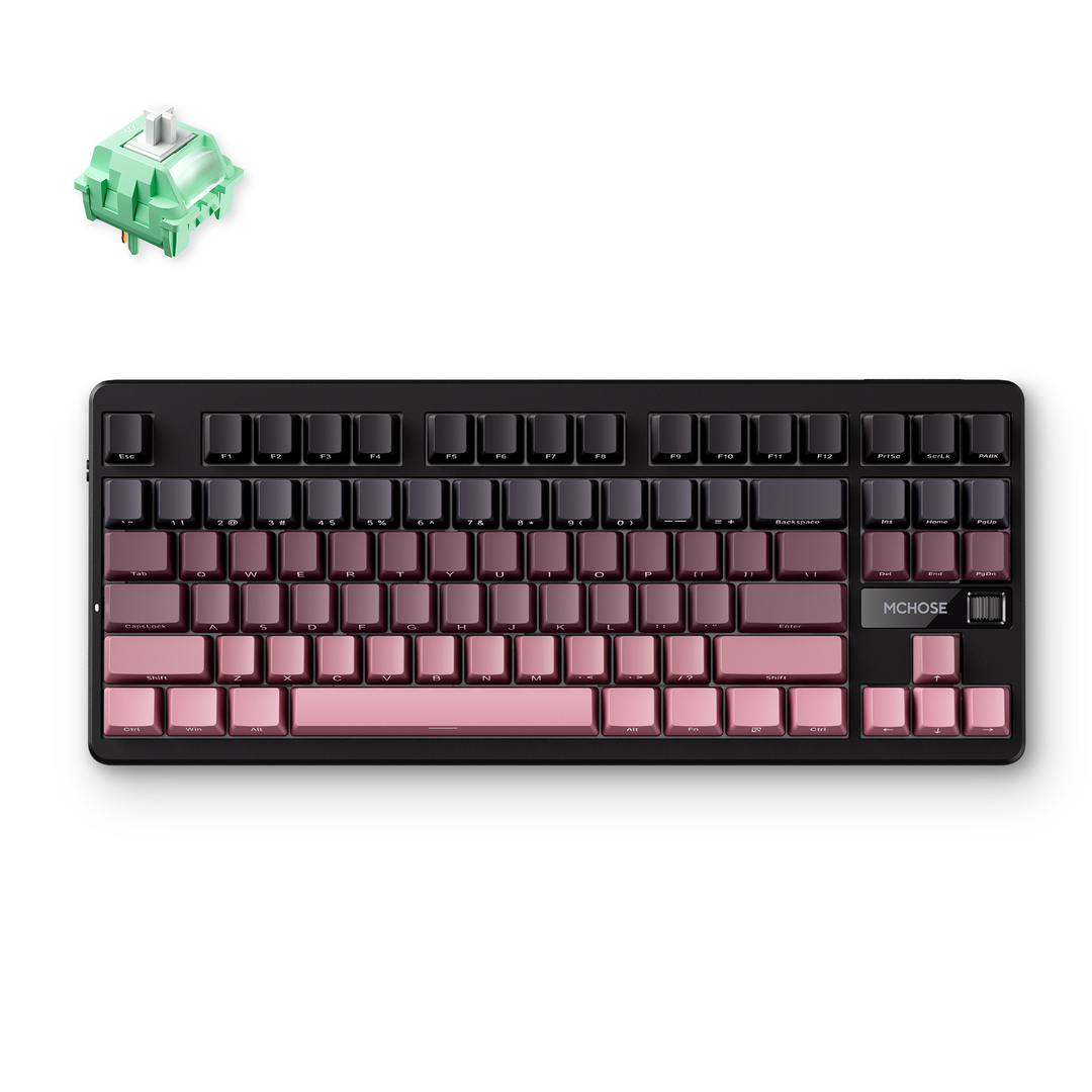 Custom Wireless Gasket Mount Mechanical Keyboard - Ergonomic Design for Enhanced Typing Experience