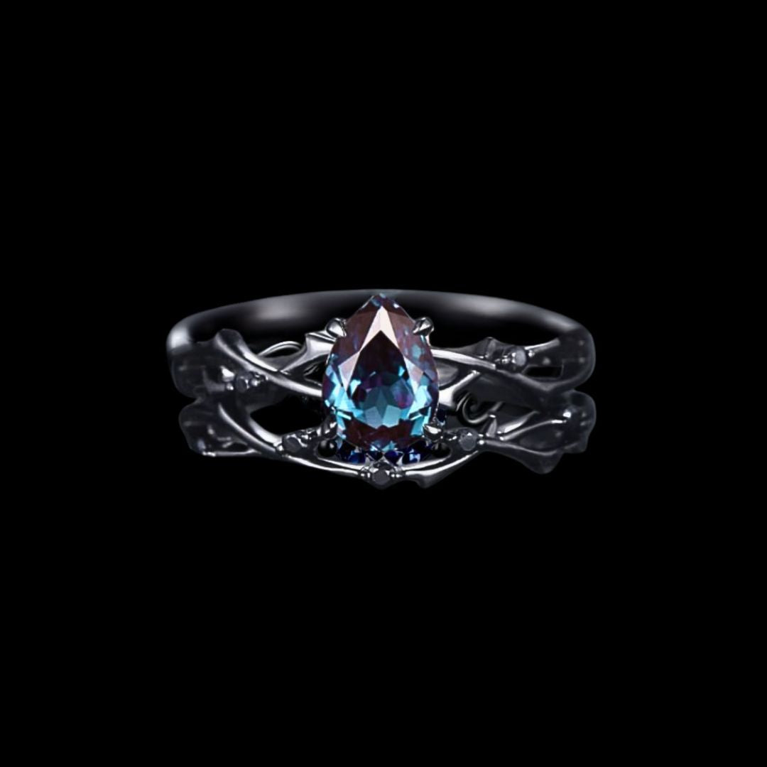 Yggdrasil-Inspired Nature-Themed Ring - Unique Symbolic Jewelry