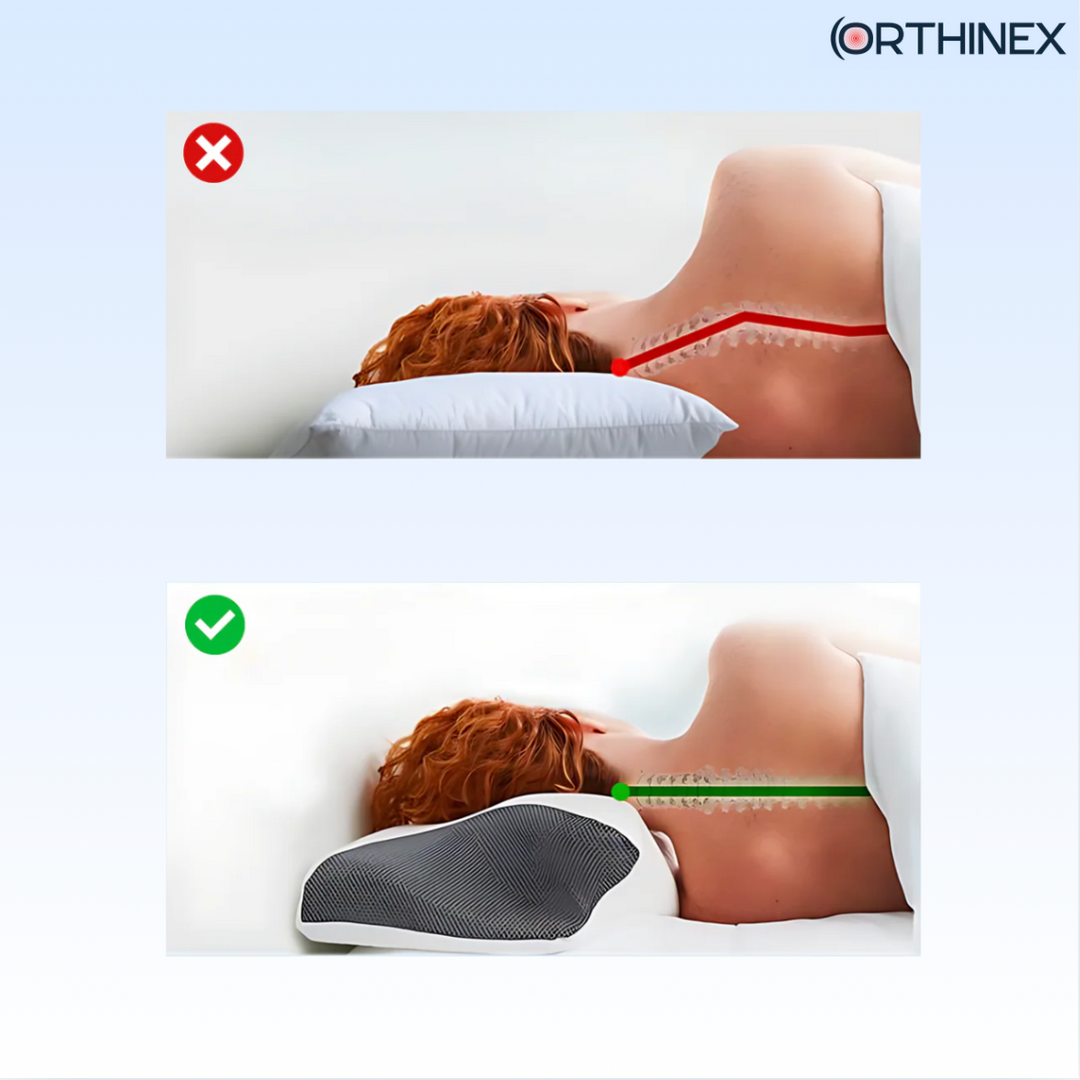 Premium Ergonomic Neck Support Pillow for Comfortable Sleep