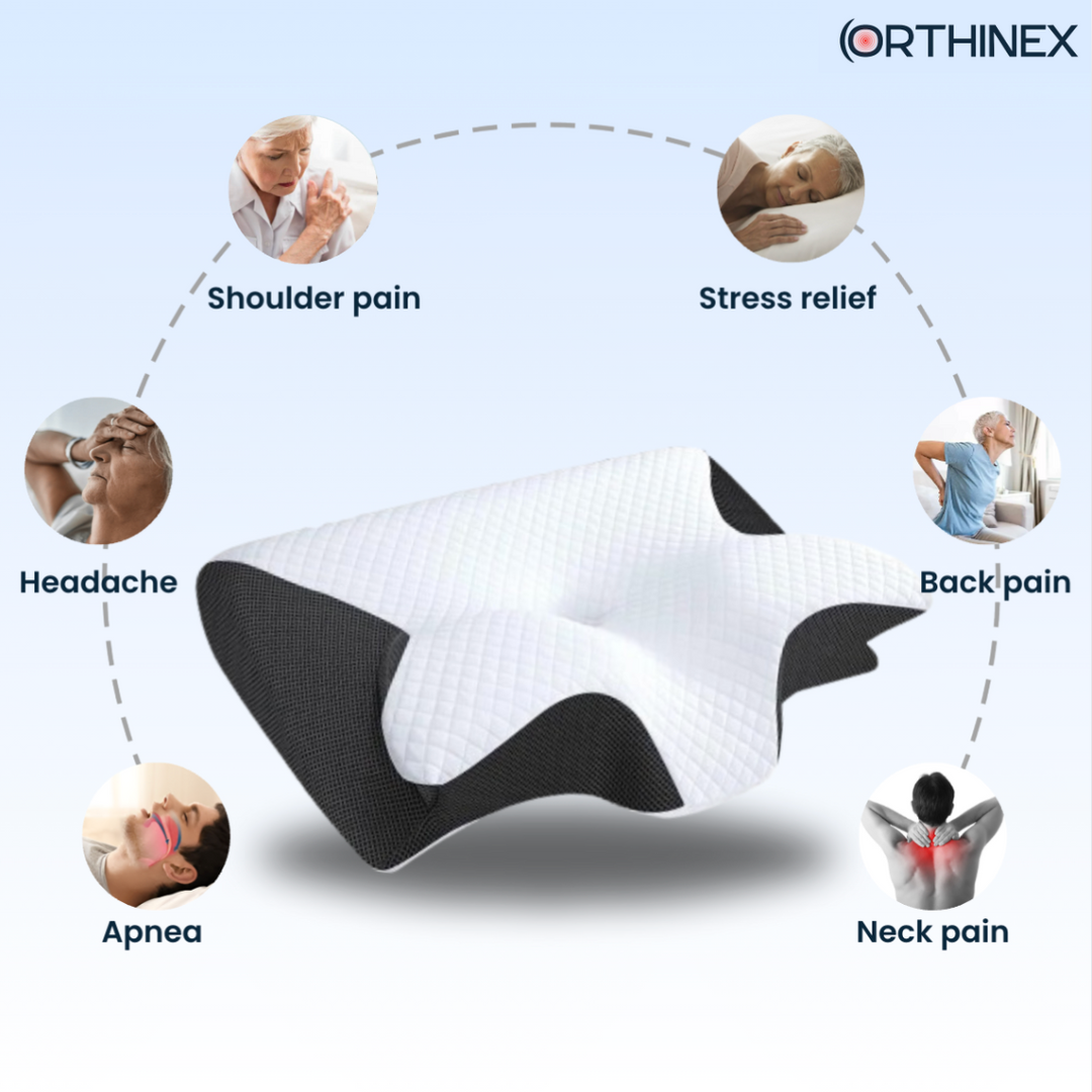 Premium Ergonomic Neck Support Pillow for Comfortable Sleep
