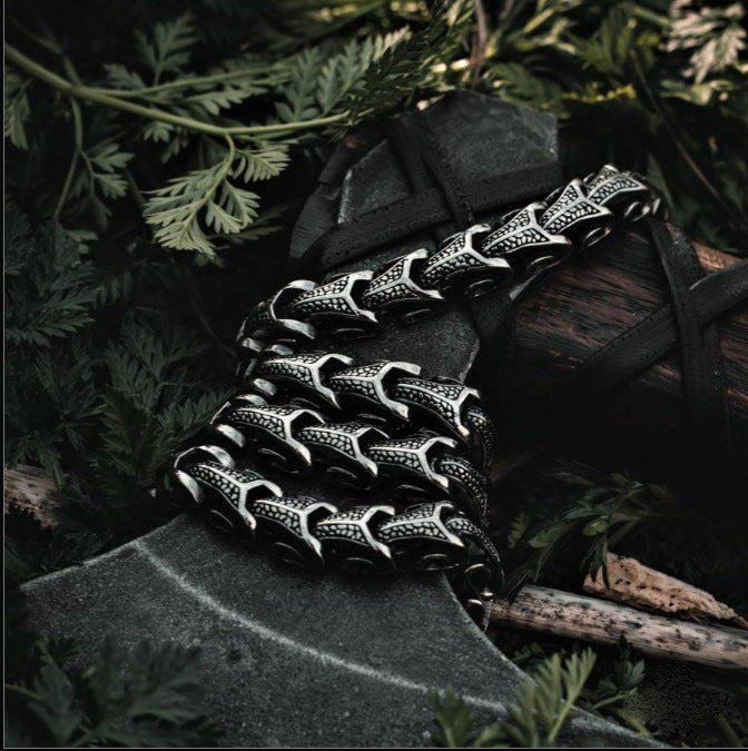 Jormungandr Snake Pendant Necklace - Norse Mythology Inspired Jewelry for Men and Women