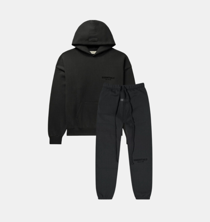 Fear of God Essentials Tracksuit in Black (SS22)