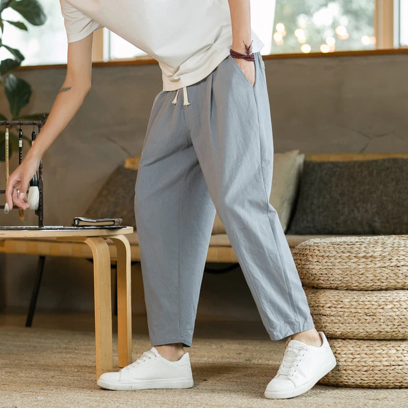 Lightweight Linen Studio Pants for Comfortable Everyday Wear