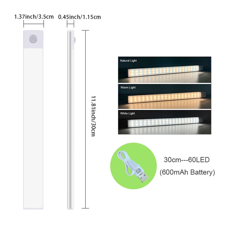 LED Motion Sensor Lights for Indoor and Outdoor Use - Energy Efficient and Easy to Install