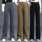 Women's Comfortable Stretchy Wide Leg Pants with Elastic Waist - Versatile Loose Fit Trousers