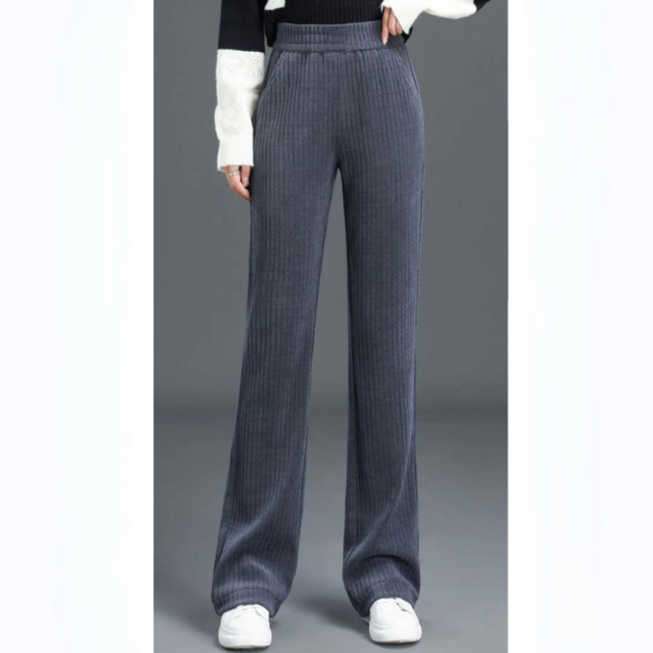 Women's Comfortable Stretchy Wide Leg Pants with Elastic Waist - Versatile Loose Fit Trousers